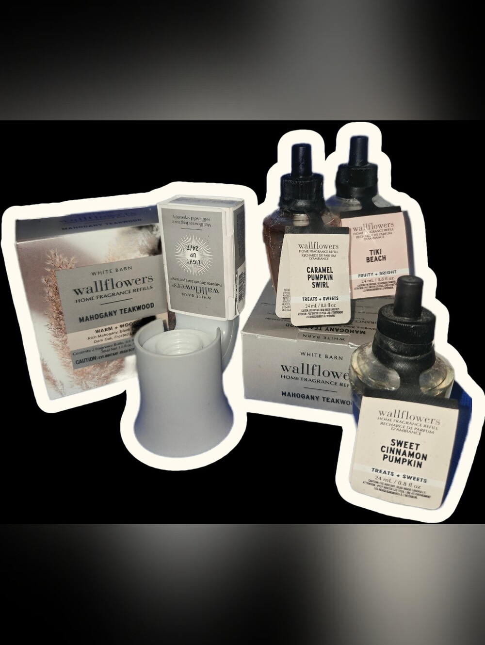New!! Bath & Body Works Wallflowers Home Fragrance Refill Bundle W/Wall Plug-in